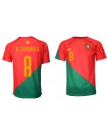 Portugali Bruno Fernandes #8 Kotipaita MM-kisat 2022 Lyhythihainen